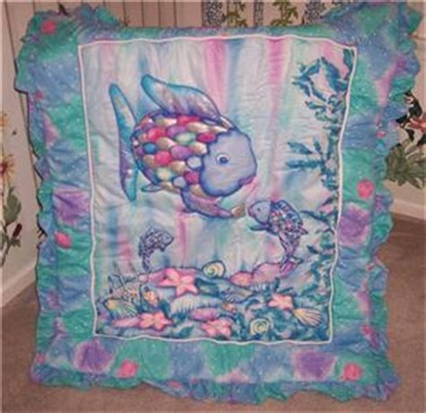 fish nursery bedding|rainbow fish crib bedding.